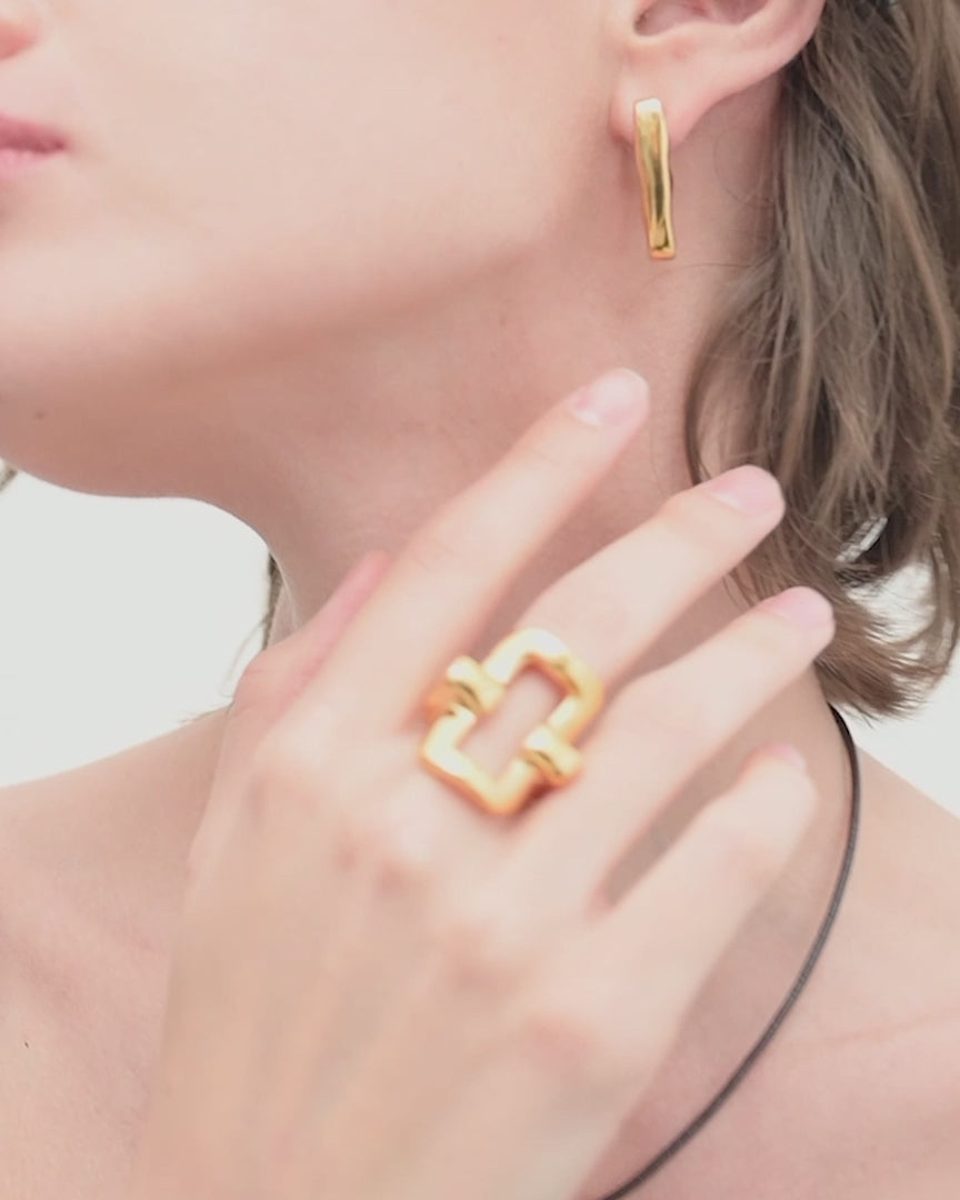 
                  
                    Load and play video in Gallery viewer, Cresta Earrings
                  
                