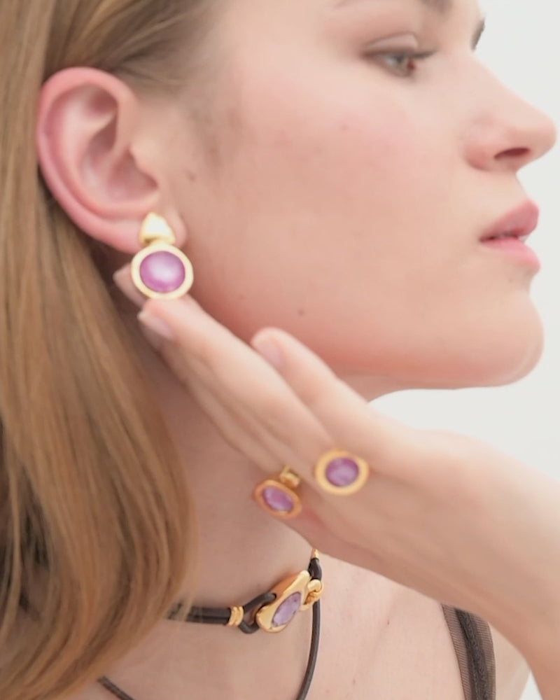 
                  
                    Load and play video in Gallery viewer, Axis Earrings
                  
                