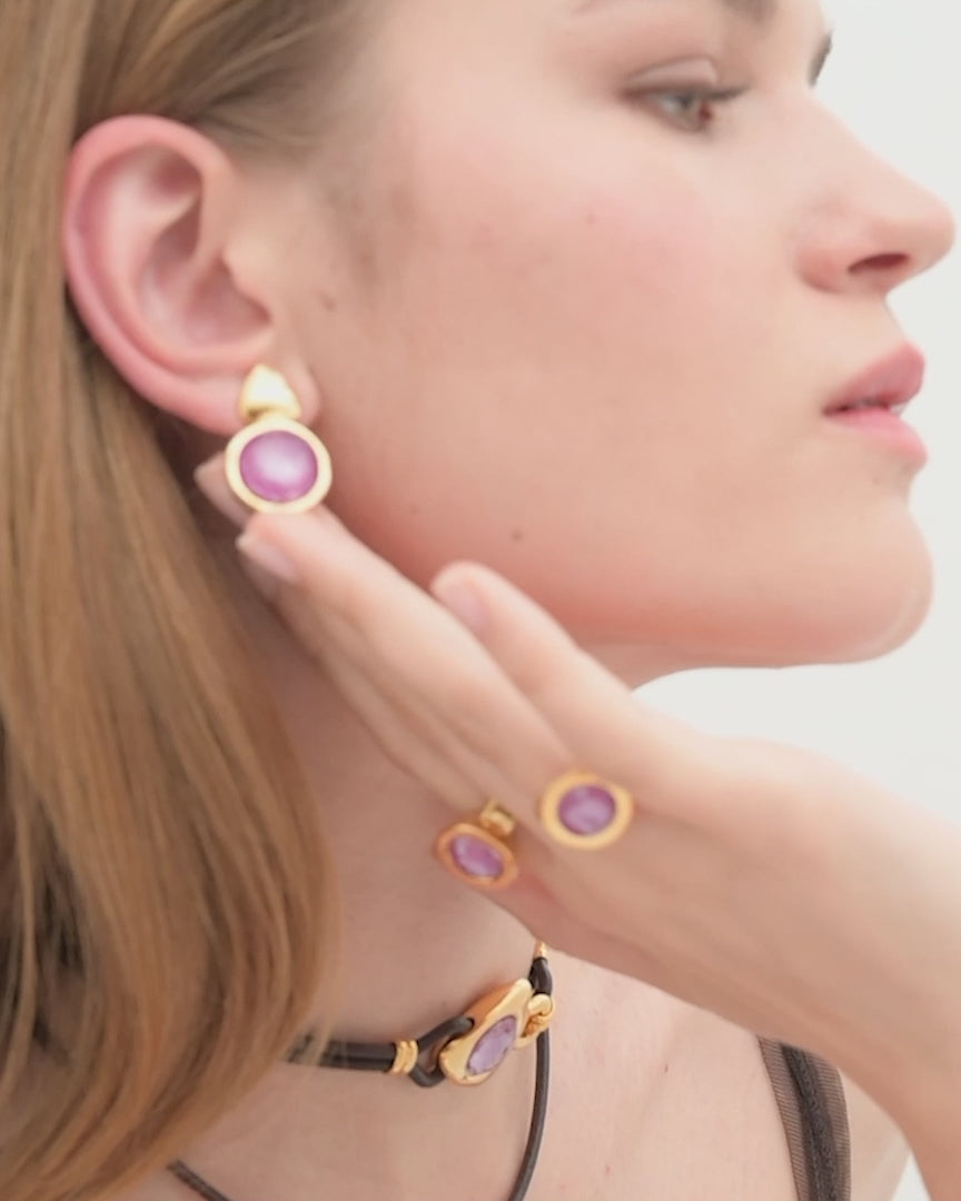 
                  
                    Load and play video in Gallery viewer, Axis Earrings
                  
                