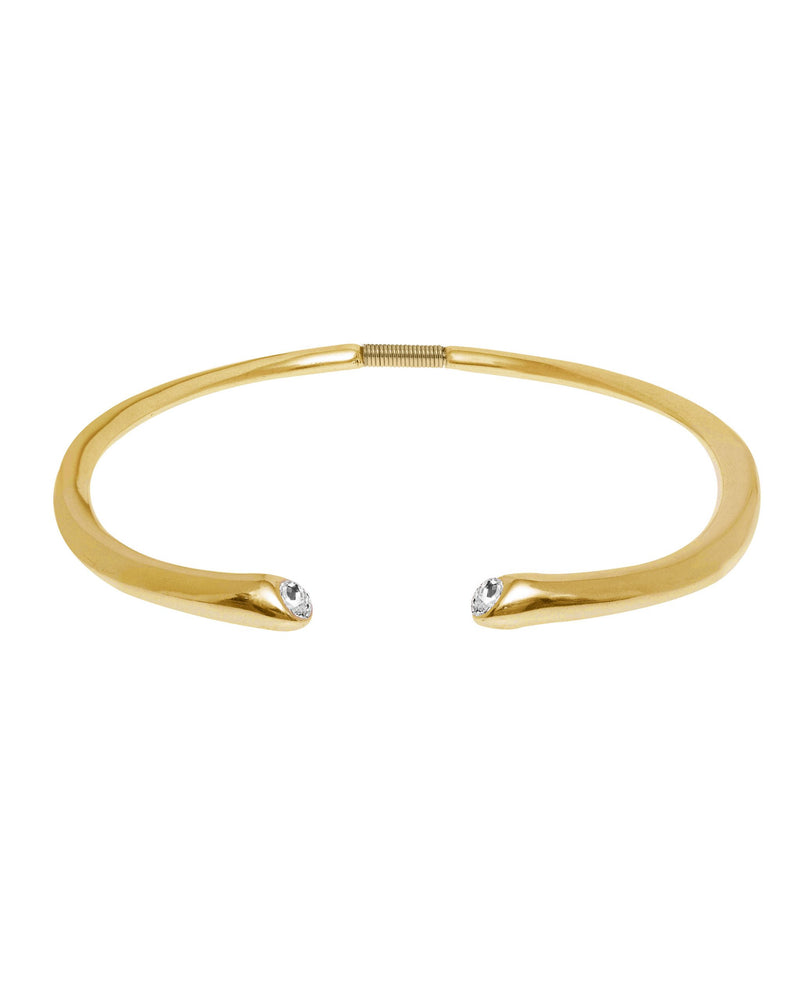 
                  
                    Open collar necklace with Swarovski crystals Fire
                  
                