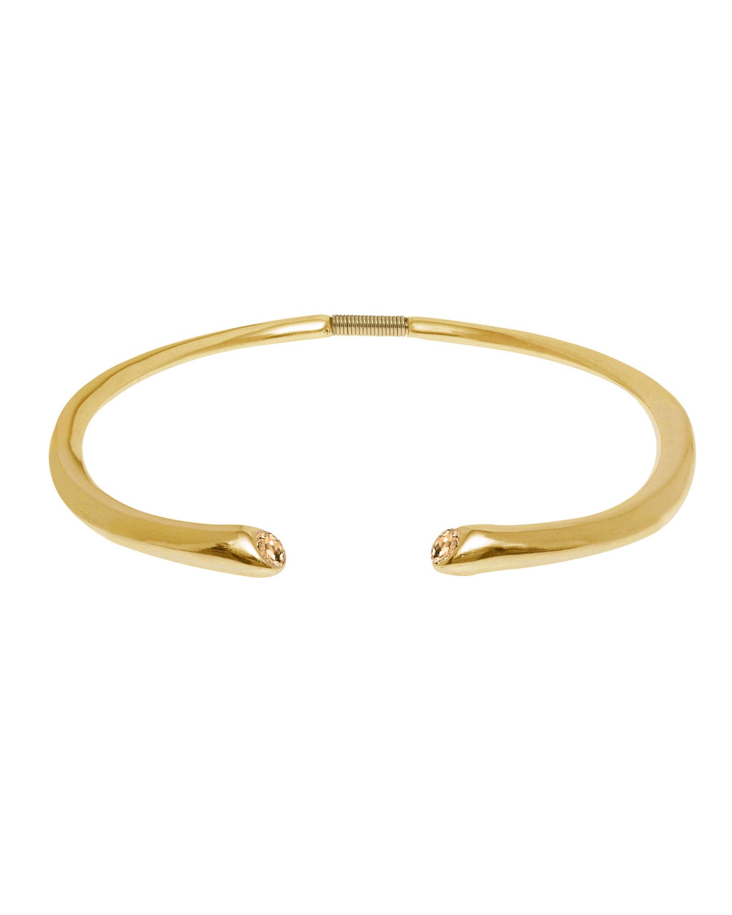 
                  
                    Open collar necklace with Swarovski crystals Fire
                  
                