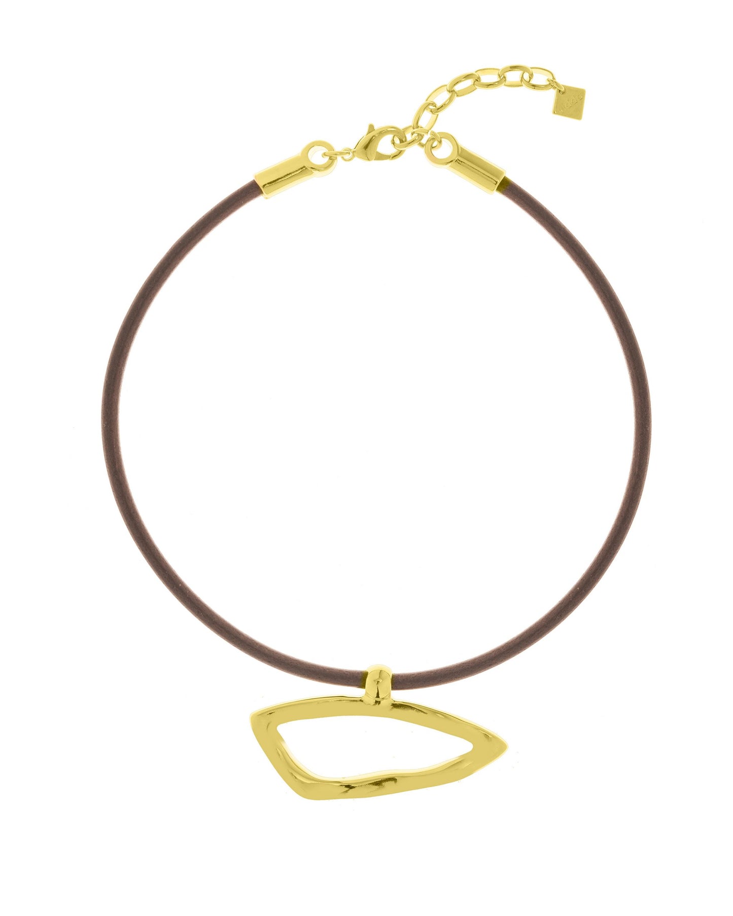 
                  
                    Collar de cuero con colgante Merge
                  
                