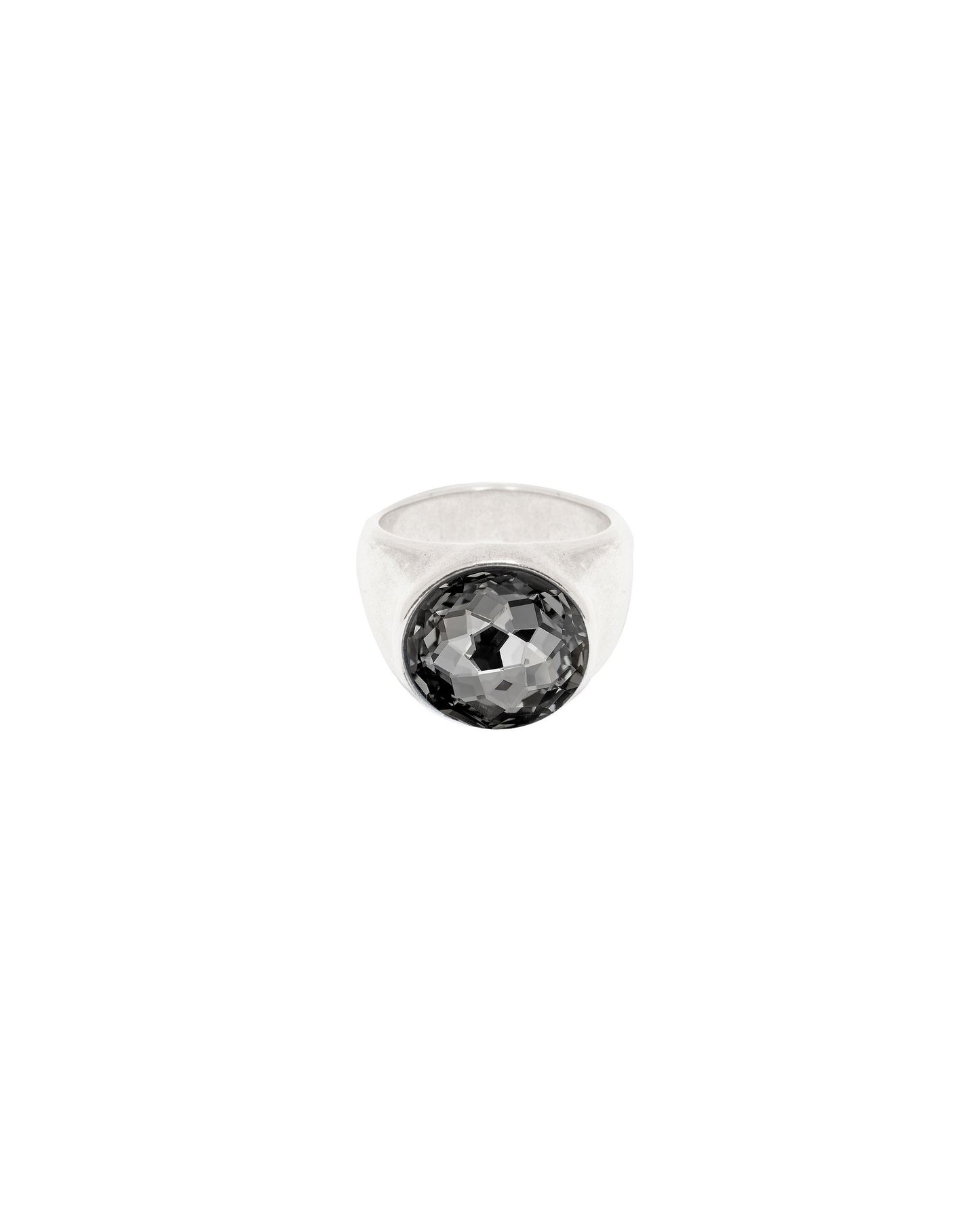 
                  
                    Sterling silver plated Signet Ring with Swarovski crystal
                  
                